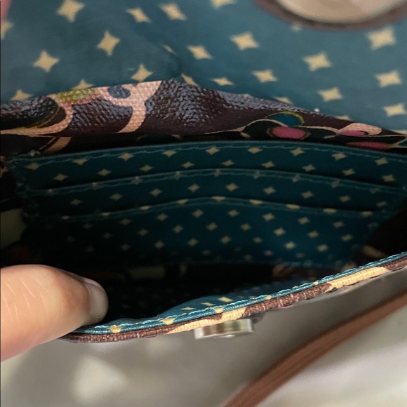 Fossil Key-Per Multicolor Floral Leather Crossbody Bag - Picture 7 of 11